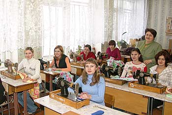 Средняя школа №90 пос.Чунский - Швейный цех