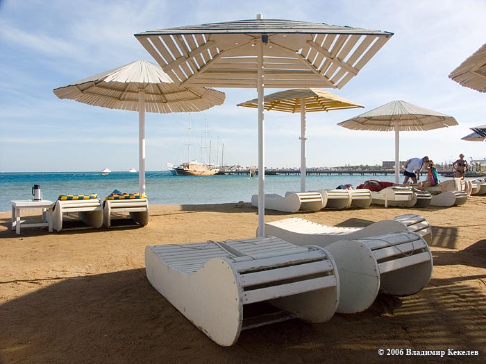 Пляж отеля Hor Palace, Хургада, Египет, Hurghada, Egypt